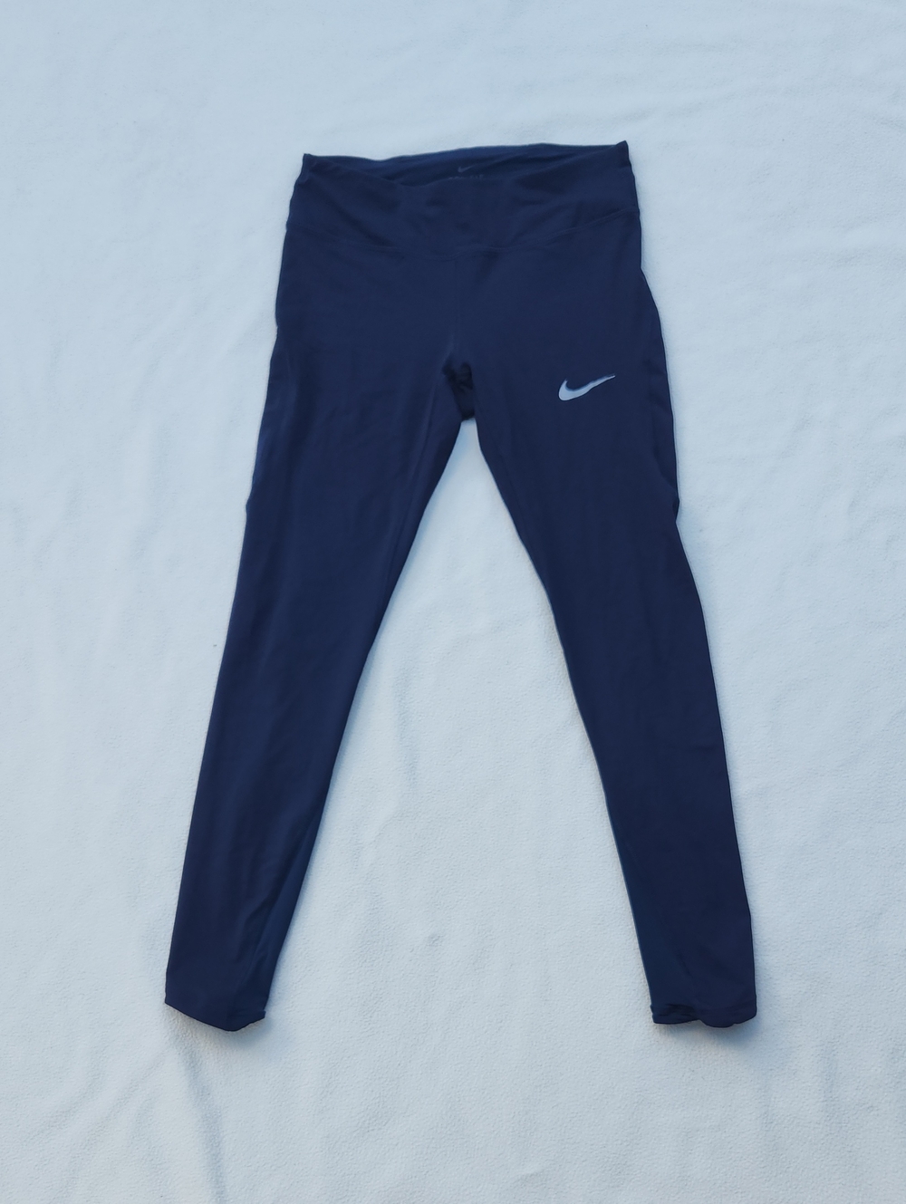 ​Nike Dri-FIT Women's Running Leggings - Navy Blue (Size S)